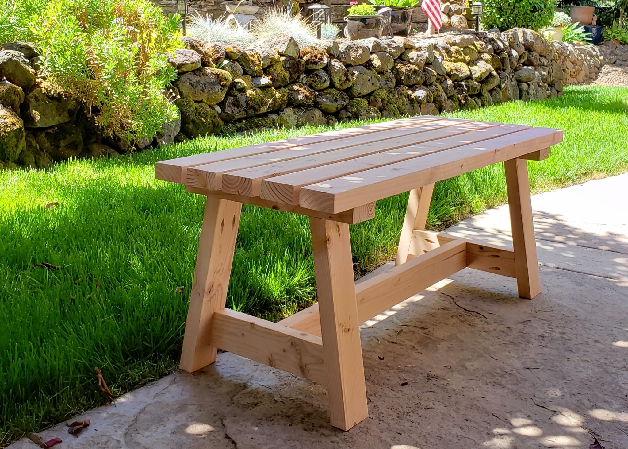 Easy Diy Wood Garden Bench
