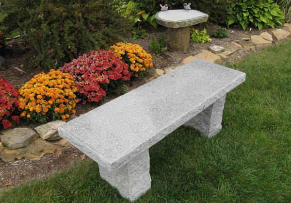 Fantastic Polished Granite Garden Bench Marble Garden Bench Seats