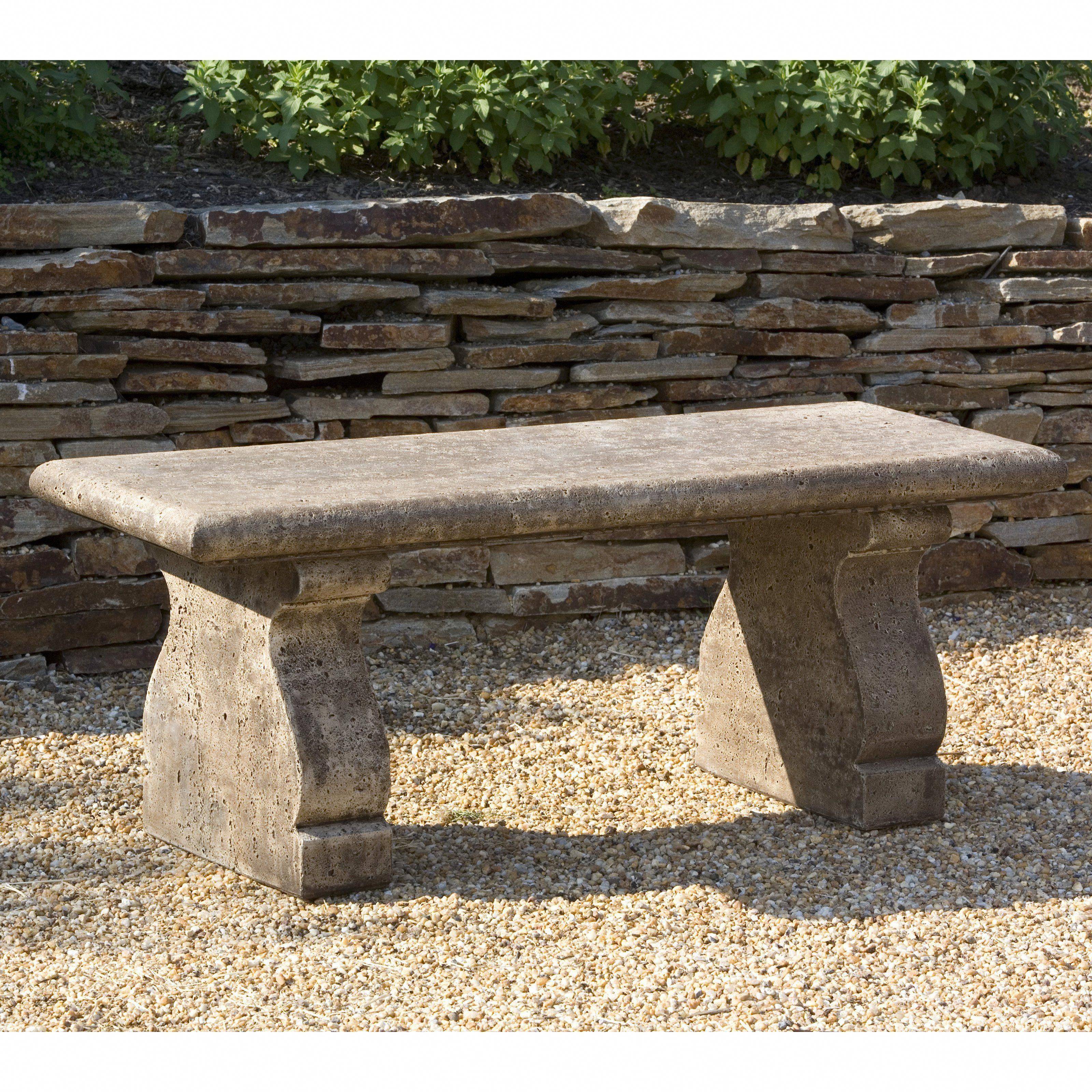 Stone Bench Garden Bench Rustic Garden Bench