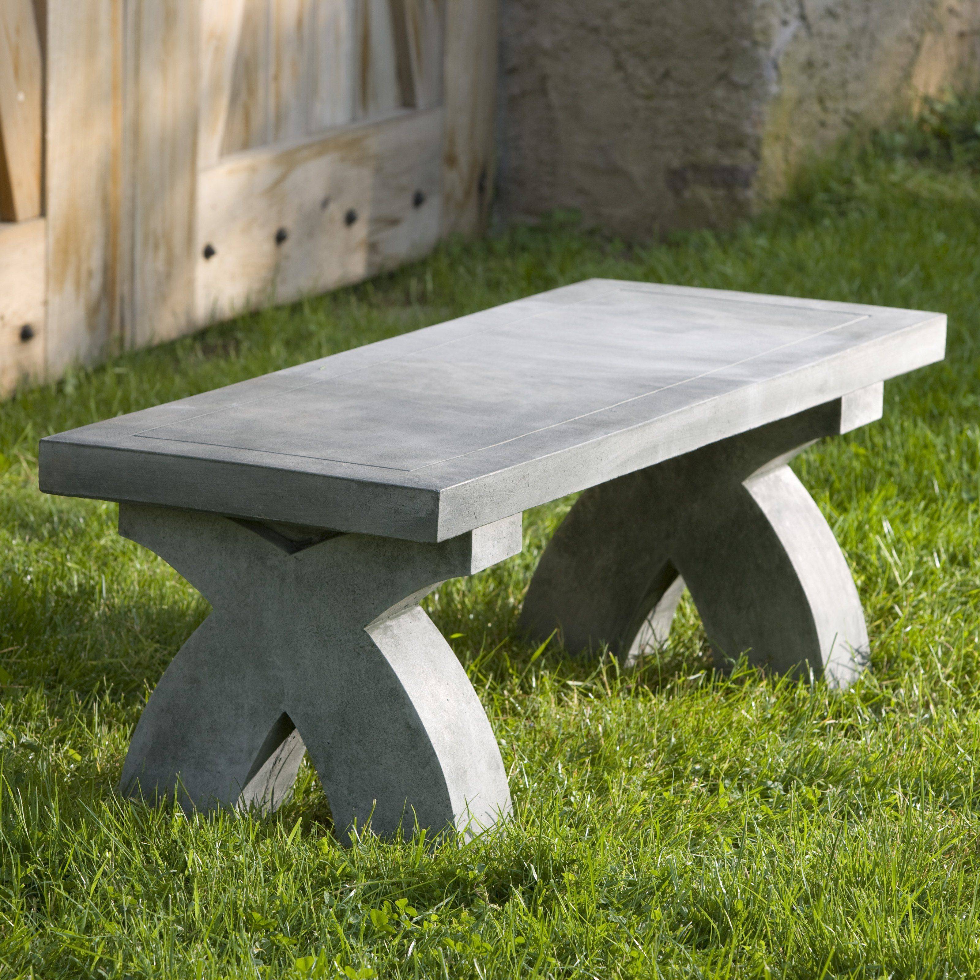 Stone Garden Bench