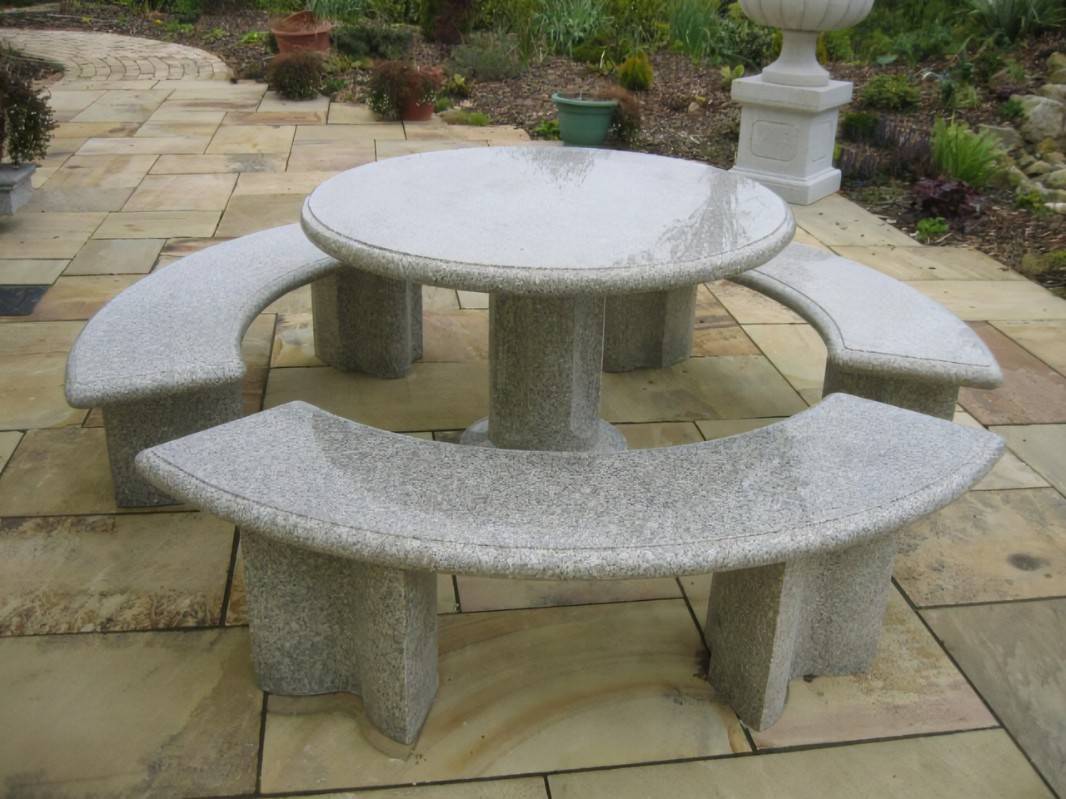Cast Stone Garden Table