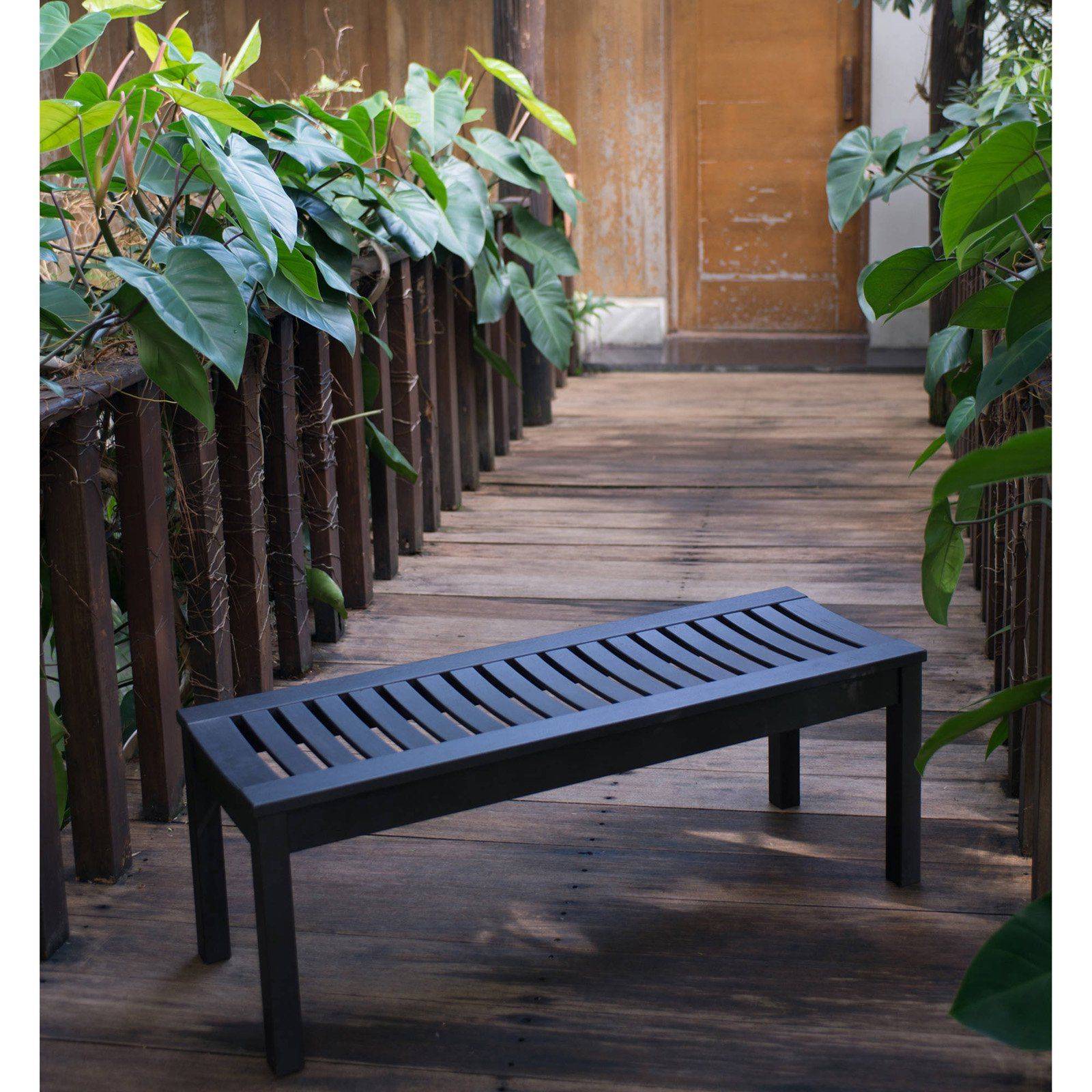 Cast Stone Backless Garden Bench Outdoor Benches