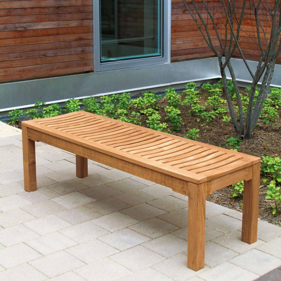 Commercial Grade Outdoor Backless Bench