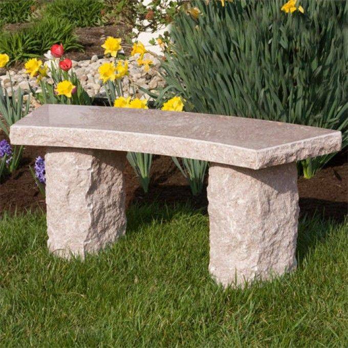 Concrete Garden Bench