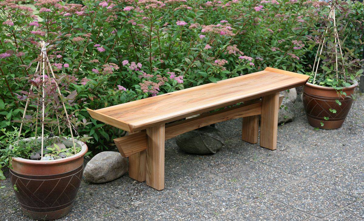 Russell Jensens Japanese Garden Bench Finewoodworking