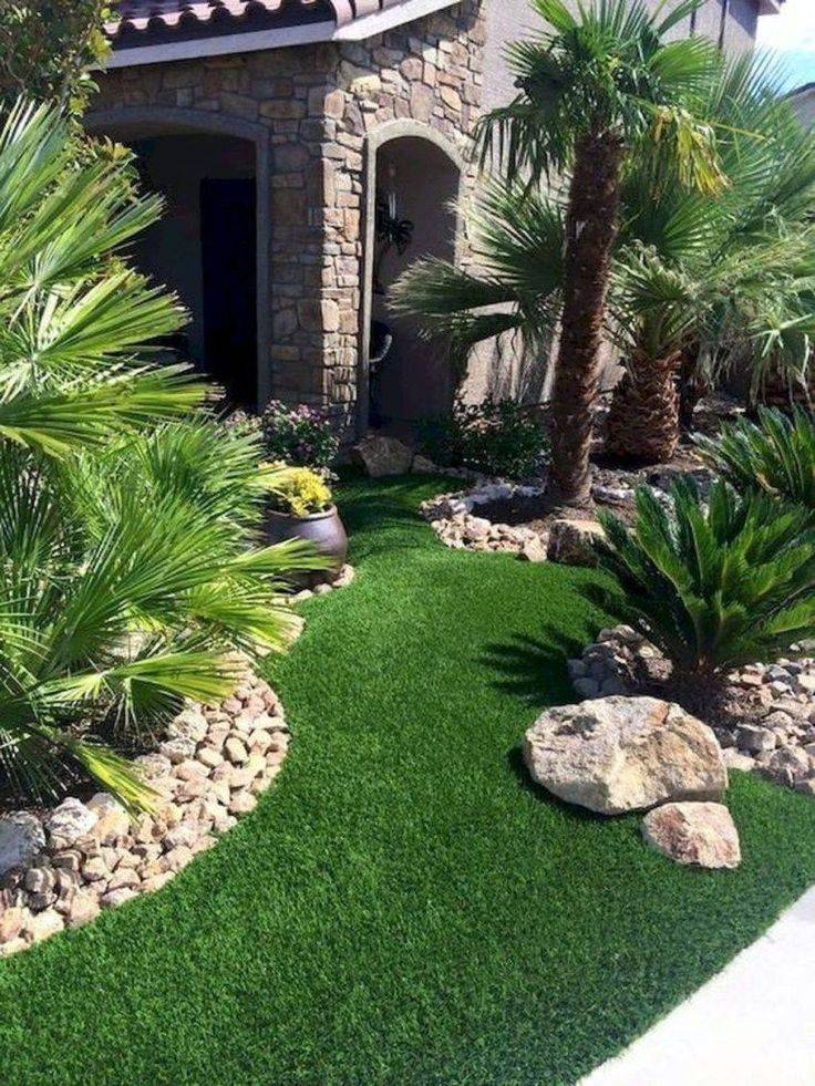 Landscape Patio Front Yard Plants Ideas Beautiful Garden