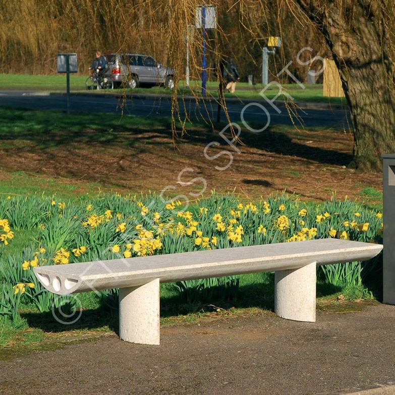 Backless Concrete Bench Seating Paxa