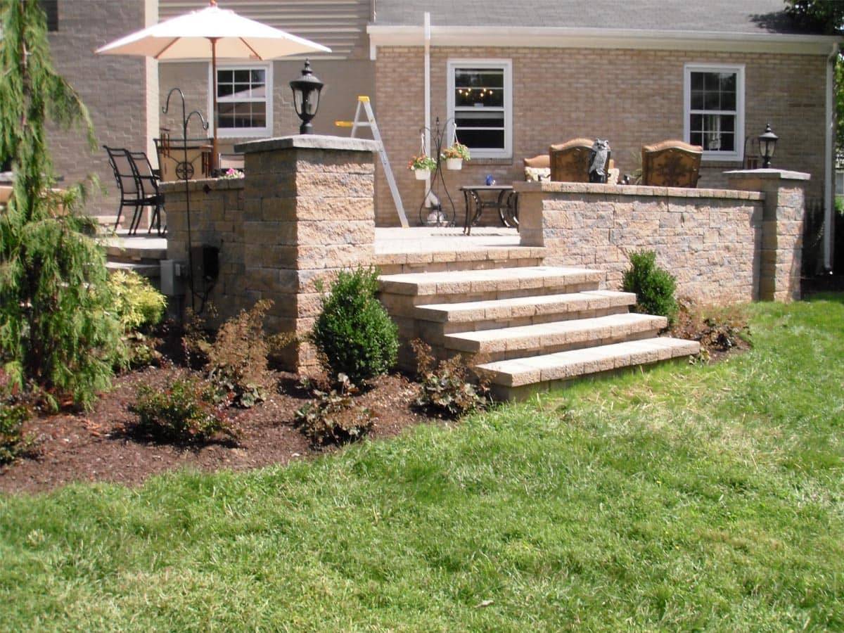 Doylestown Raised Patio Rr Caddick Landscape Design