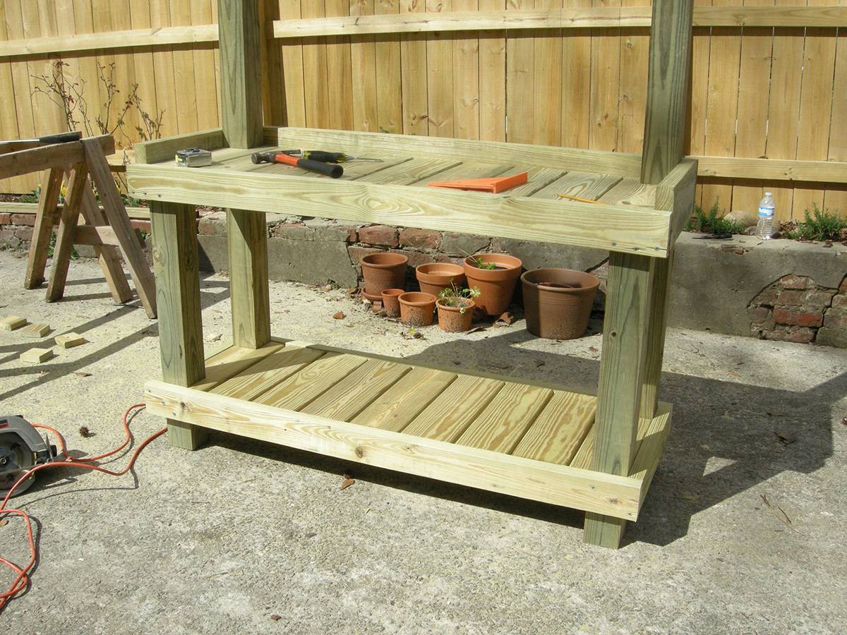 Garden Work Bench Plans