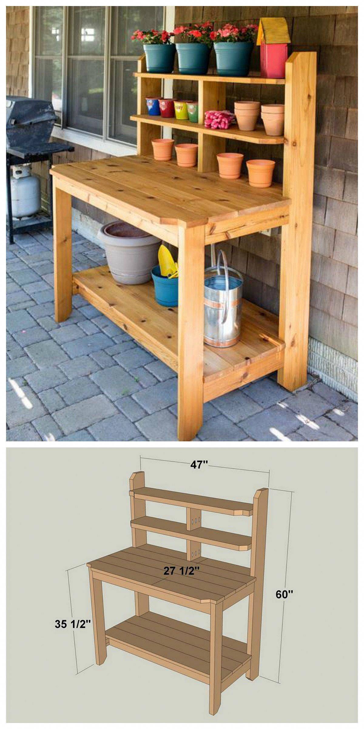 21 diy garden work bench plans ideas to try this year sharonsable