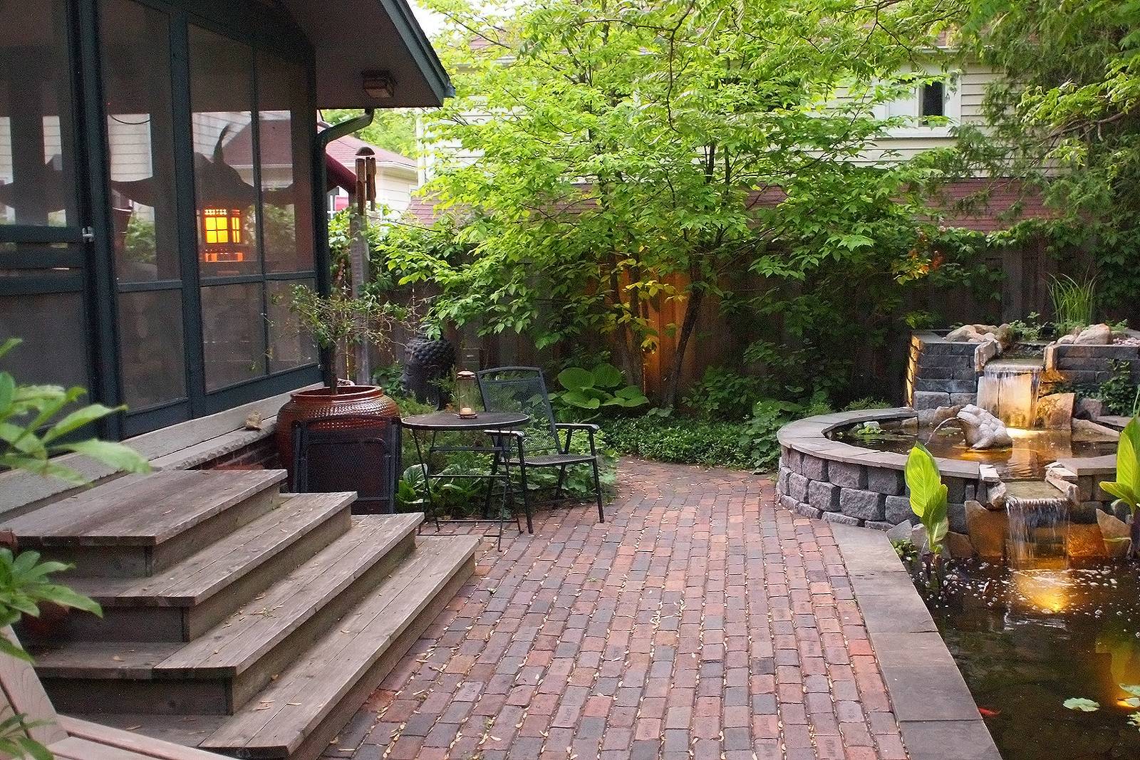 Brick Patiogarden Designallentown Garden Design Inc