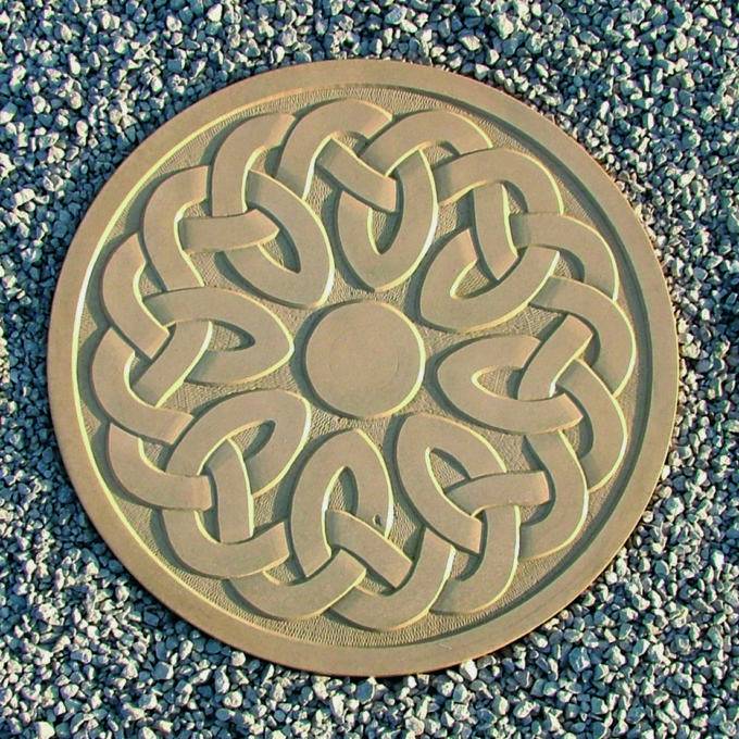 Swirl Celtic Stepping Stone Garden Ornament Other Designs