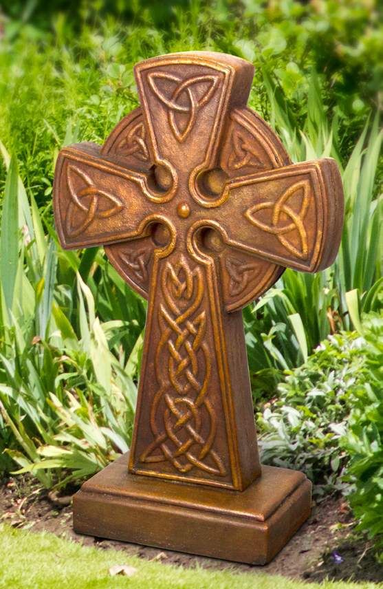 Celtic Sun Goddess Garden Art Sculpture Sandstone Brown