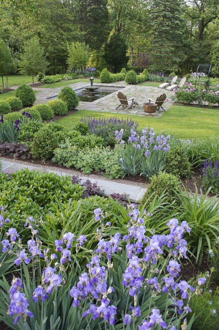 And Beautiful Iris Garden Ideas