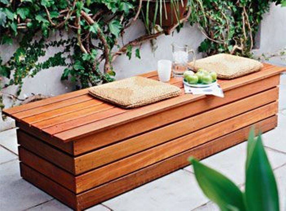 Outdoor Waterproof Storage Bench Ideas