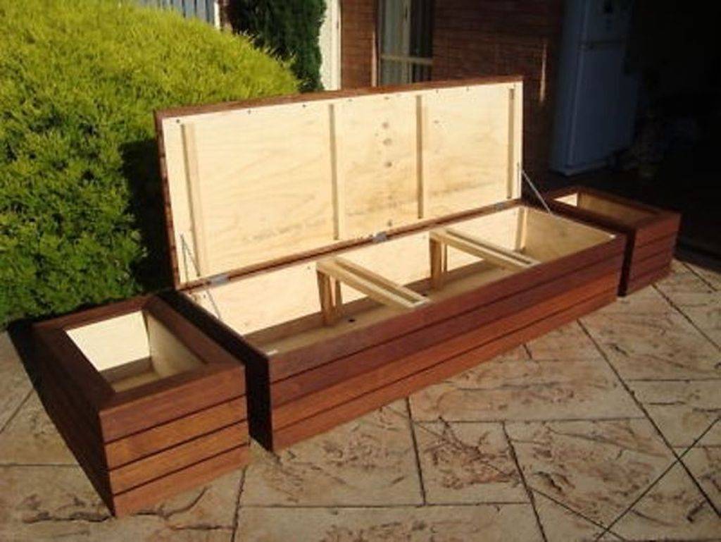 Outdoor Waterproof Storage Bench Ideas