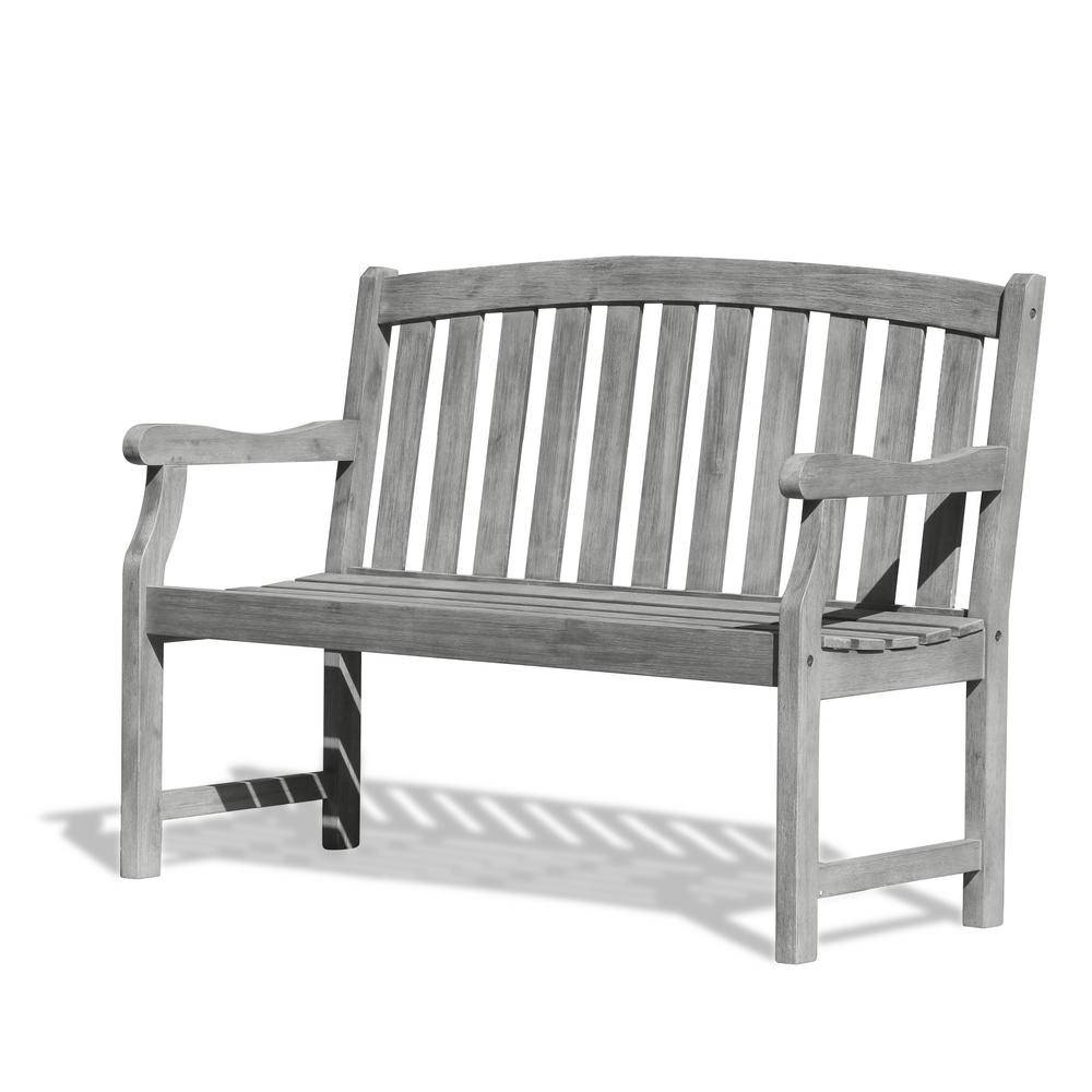 Safavieh Mischa Outdoor Steel Patio Bench