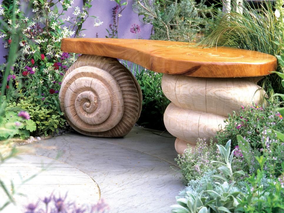 Whimsical Outdoor Bench