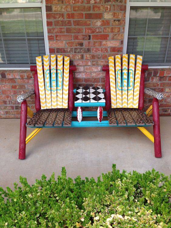 A Whimsical Garden Bench