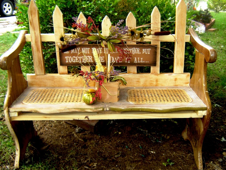 Whimsical Garden Bench Hometalk