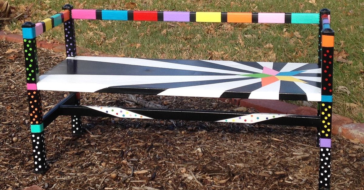 Whimsical Garden Bench Hometalk