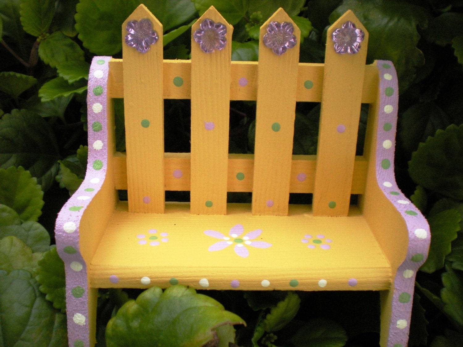 23 Garden Bench Painting Ideas For This Year SharonSable