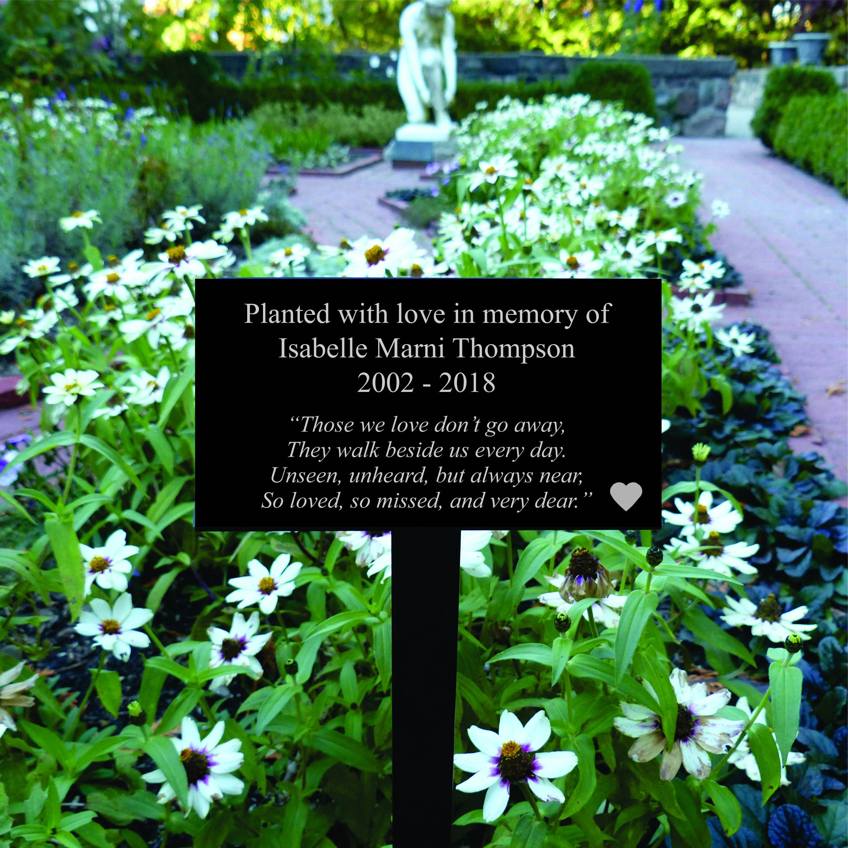 18 Outdoor Garden Memorial Plaques Ideas To Consider SharonSable