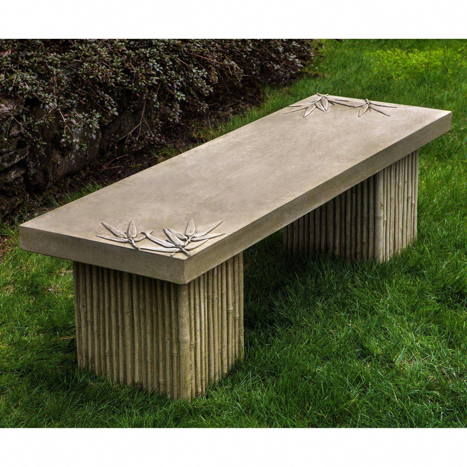 Zimelman Cast Stone Garden Bench