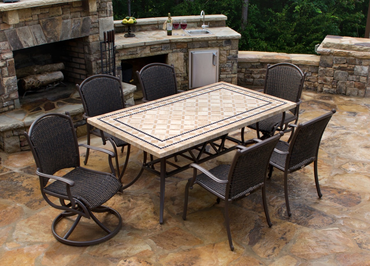 Stone Patio Tables Ideas