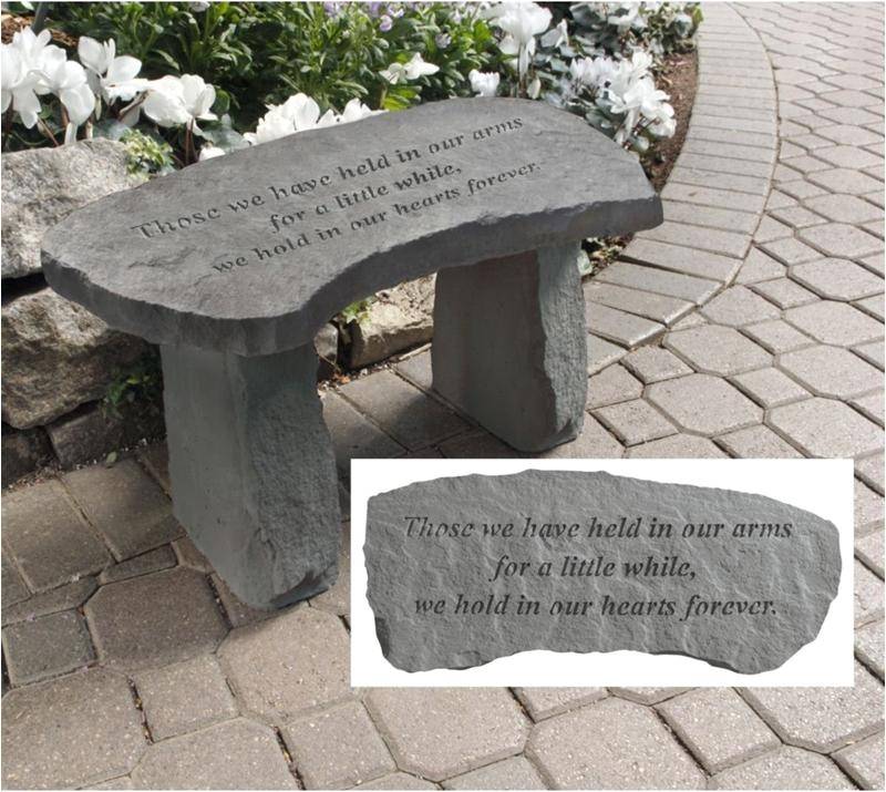Memorial Concrete Benches
