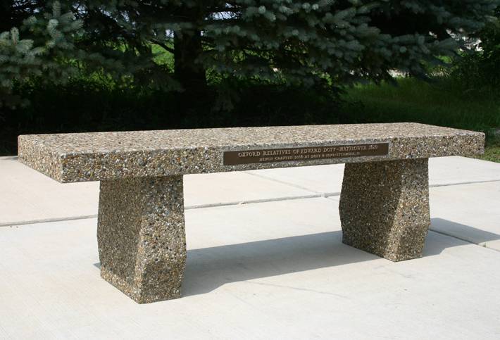 Memorial Garden Benches Stone