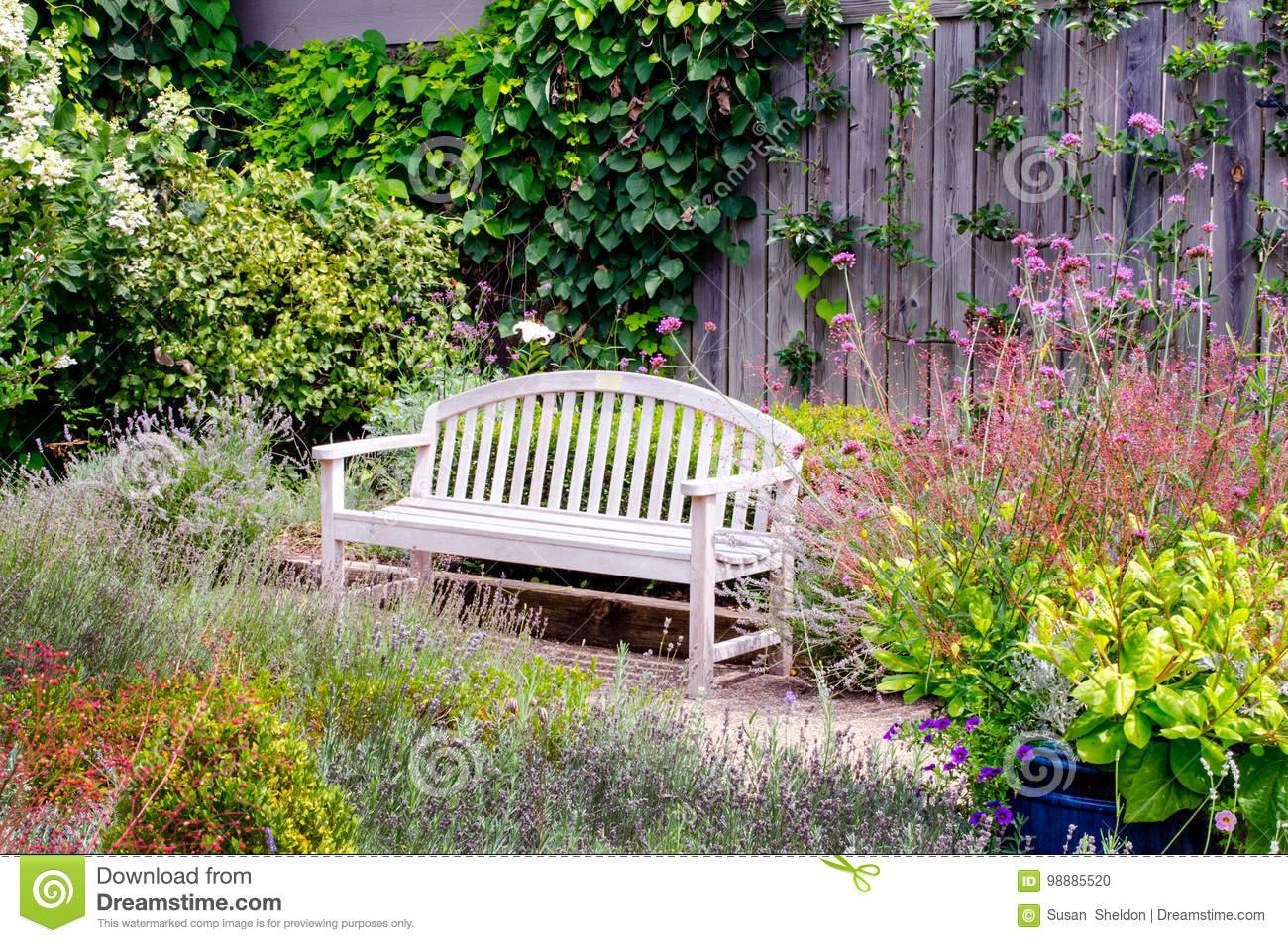 Rustic Wood Garden Bench