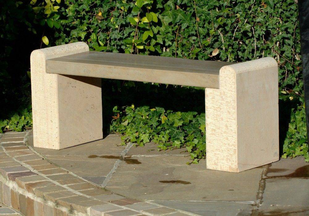 Concrete Garden Bench Seat Home Design Ideas