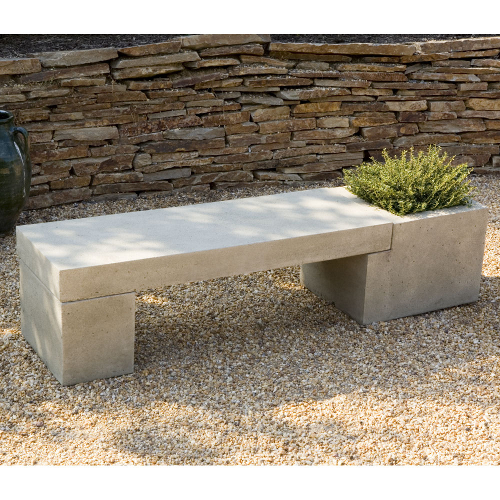 Japanese Garden Seat Concrete Garden Bench