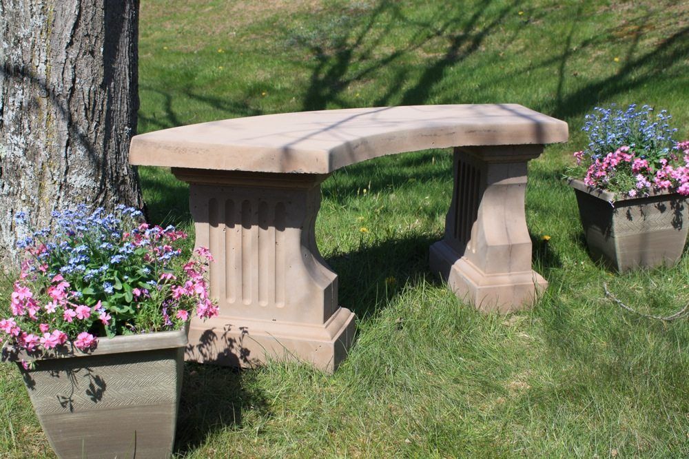 Stone Bench Garden Bench Rustic Garden Bench