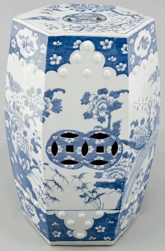Chinese Painted Garden Stool