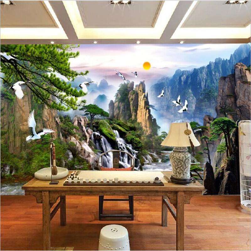 Garden Wall Mural Chinese Garden Wall Mural Chinese Tree