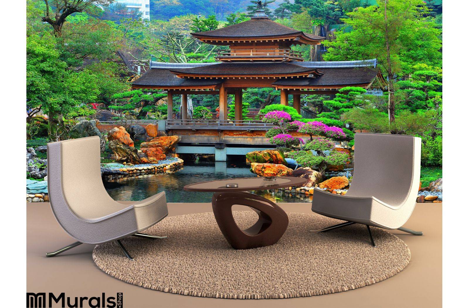 24 Chinese Garden Wall Mural Ideas For This Year SharonSable