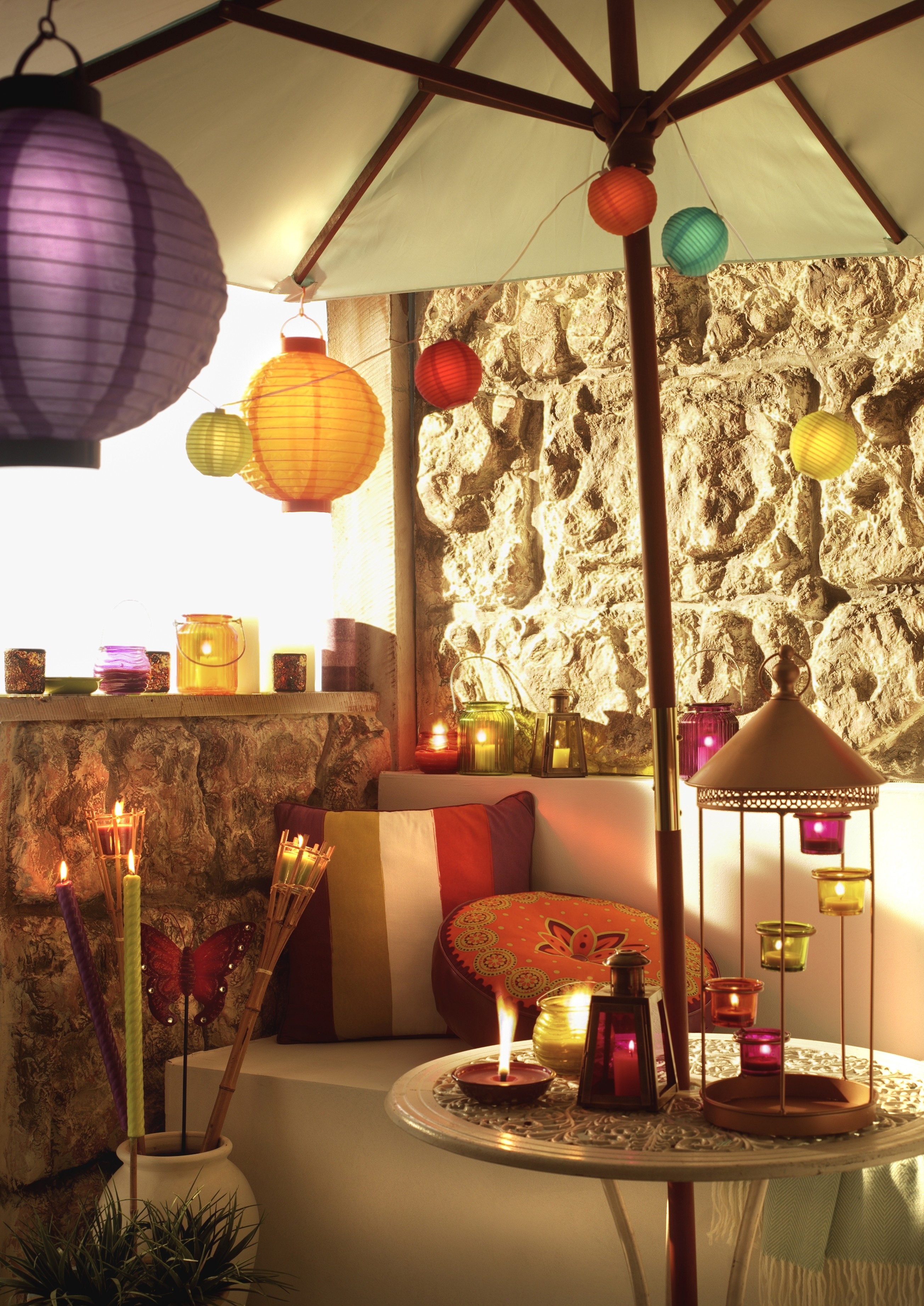 Pagoda Oriental Stone Concrete Lantern