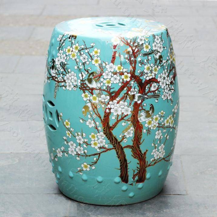 Blue Garden Stool Ideas