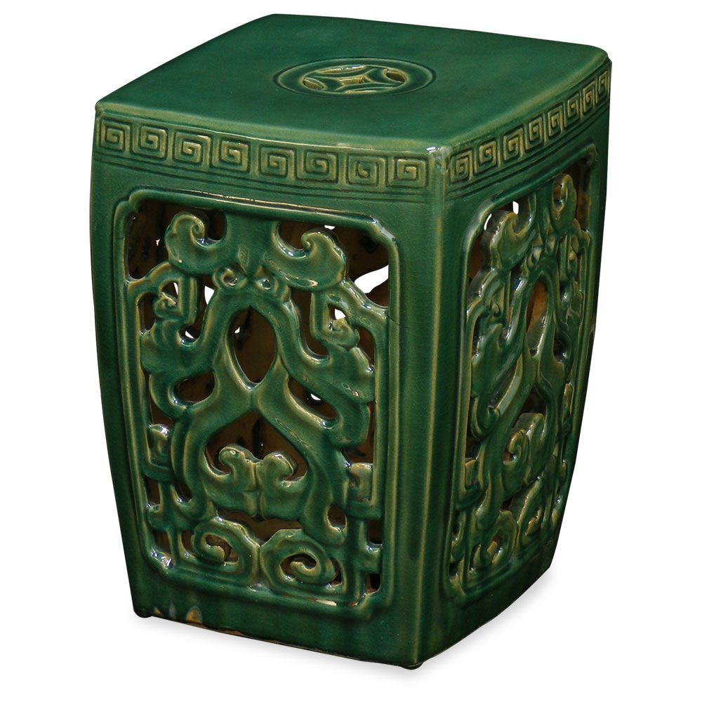Chinese Ceramic Elephant Garden Stool