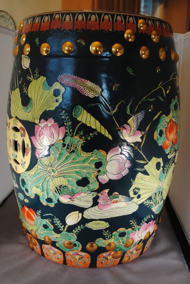 Double Fortune Garden Stool