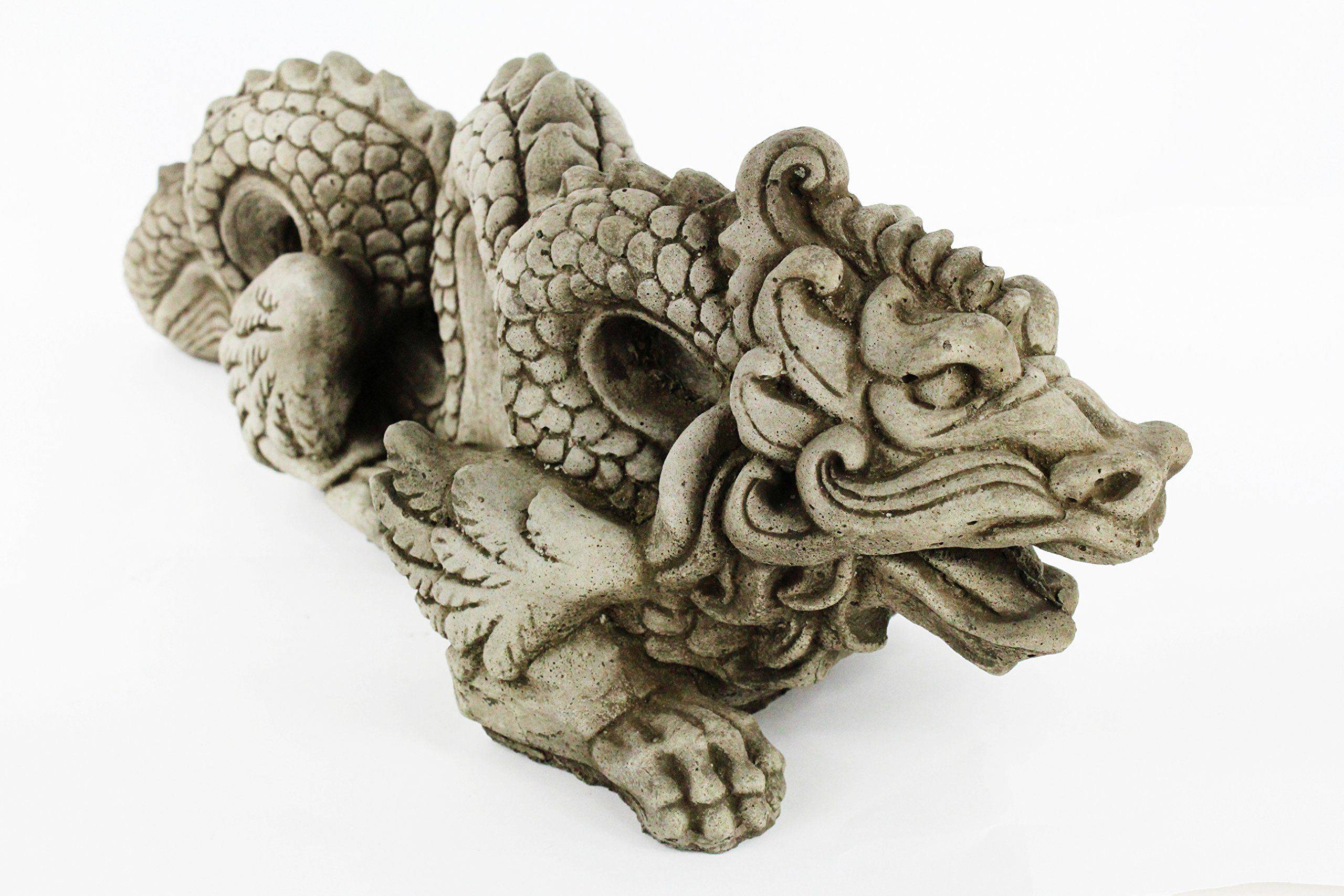 Chinese Cm Garden Dragon Stone Sculpture Mythical Creatures