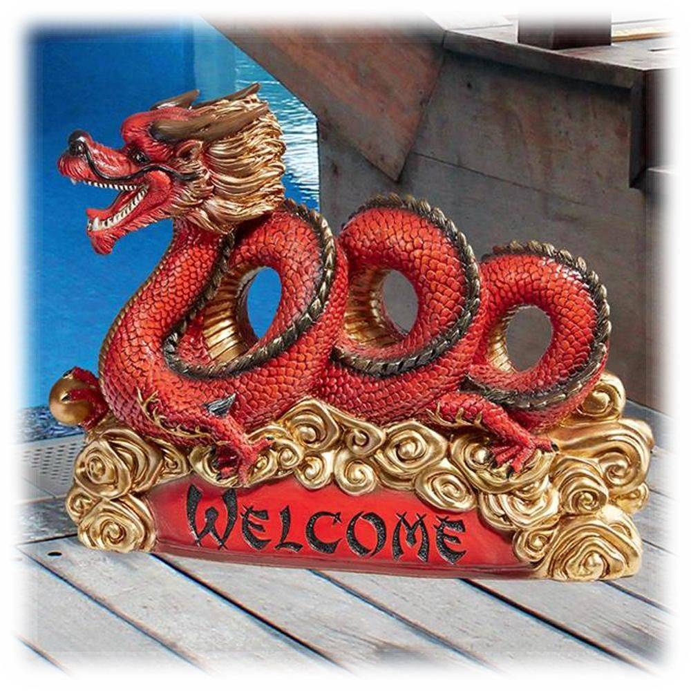 Chinese Outdoor Decoration Fiberglass Dragon Statue Buy Chinese