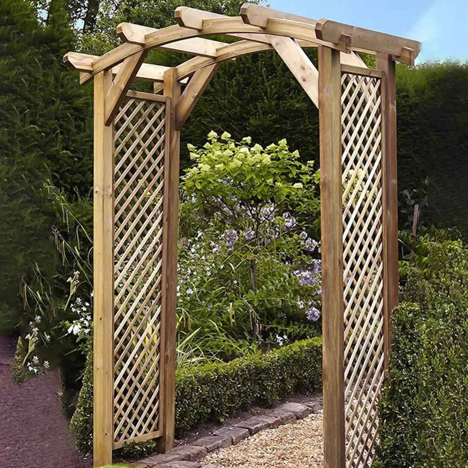 Wooden Garden Arch Ideas Home Decor And Garden Ideas Garden