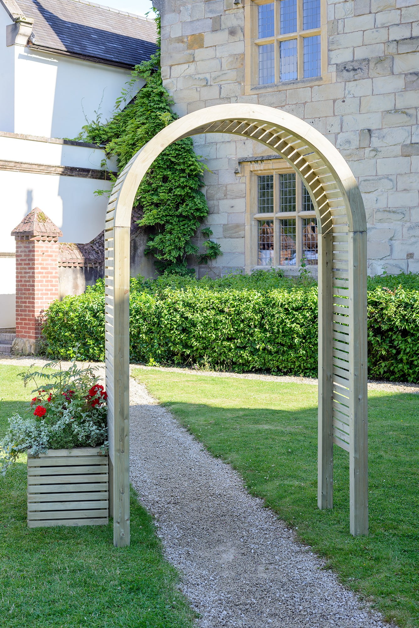 Traditional Garden Oak Arch Anderson Oak Designs
