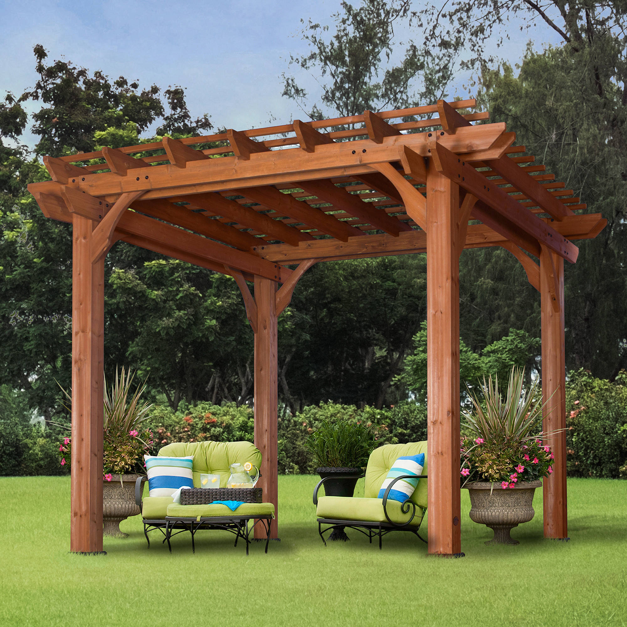 Backyard Pergola Pergolas Pavilions