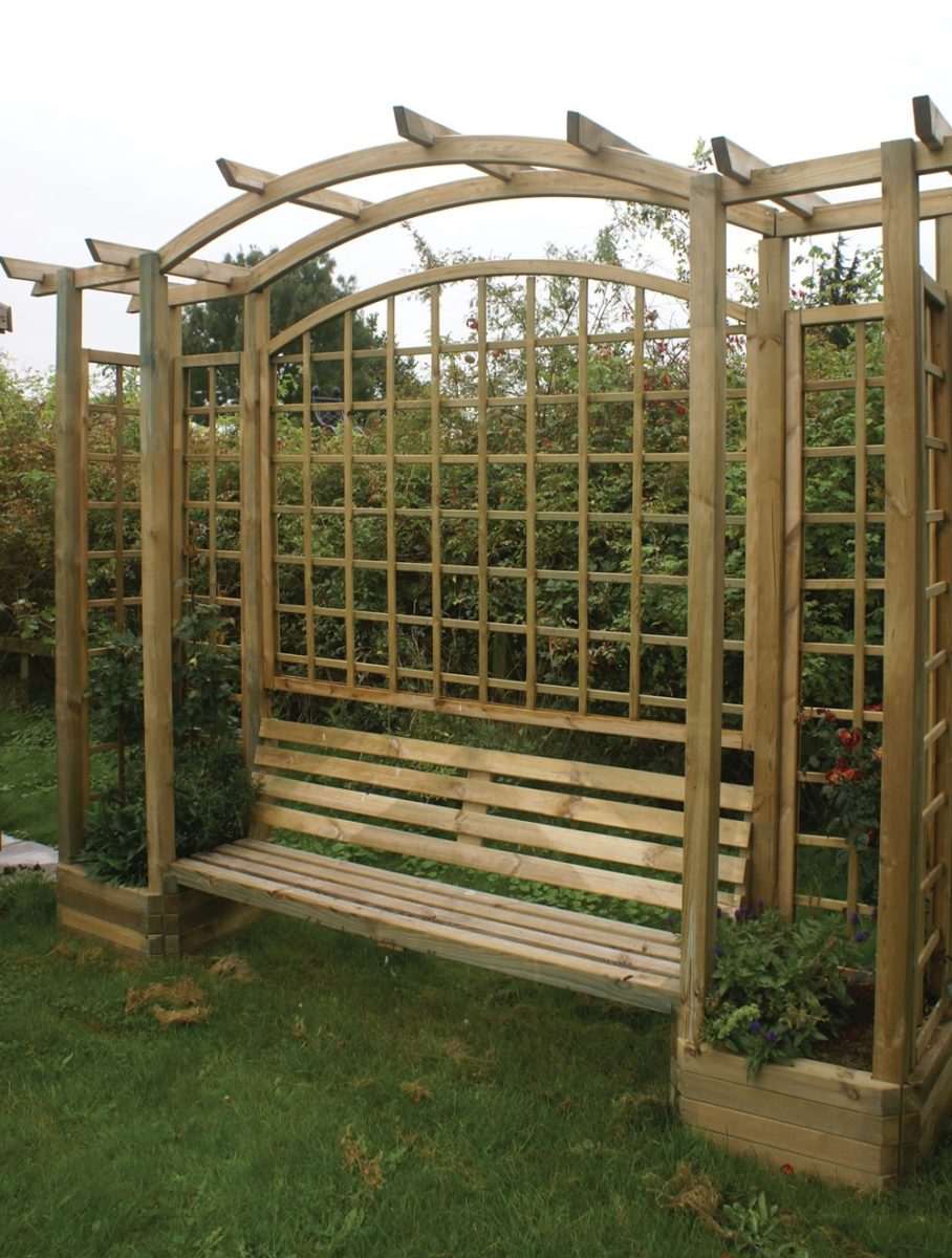 Garden Arbor Bench Design Ideas