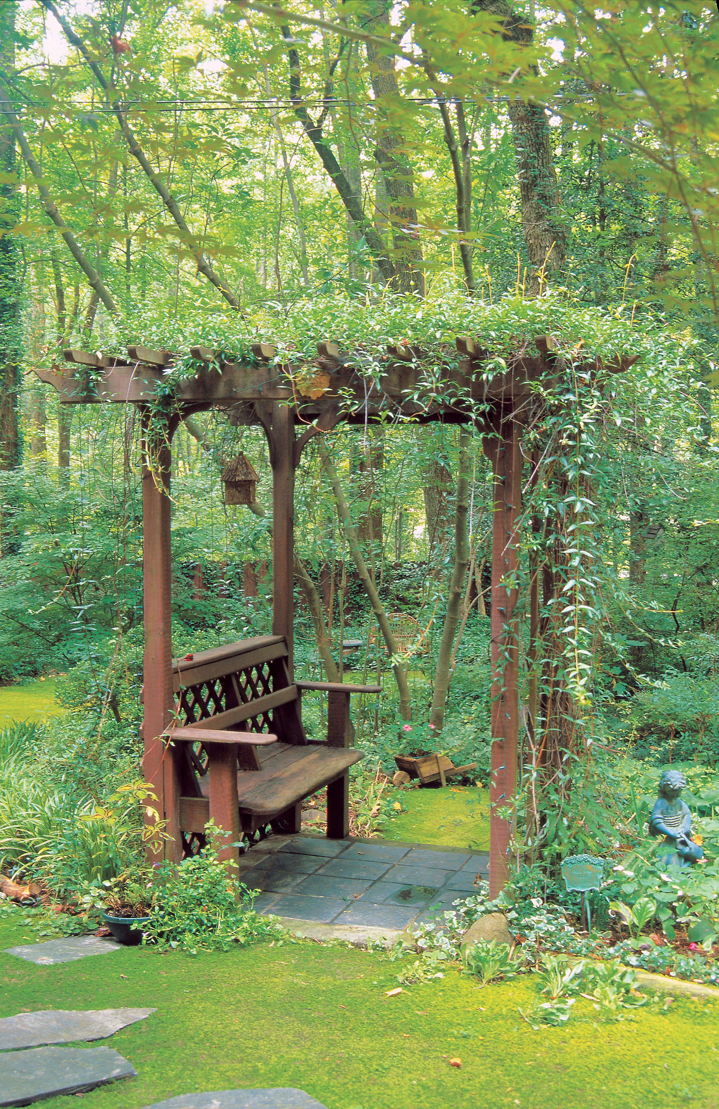 Garden Arbor Bench Design Ideas