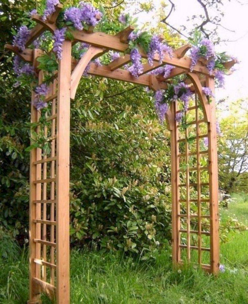 Garden Arch Half Lattice Harrod Horticultural